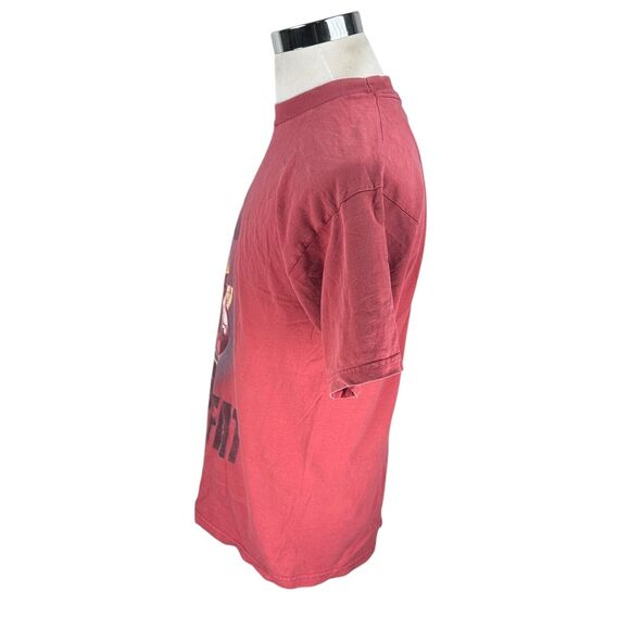 Vintage Lifting Workout 0% Body Fat Skeleton T-Shirt Men’s Large Pink Y2K Tee - Picture 4 of 11